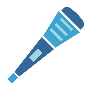 İzole mikrofon vektör simgeler