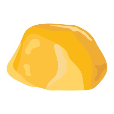 Mineral taş vektör simgesi