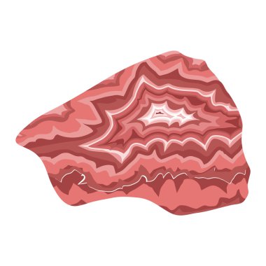 Mineral taş vektör simgesi