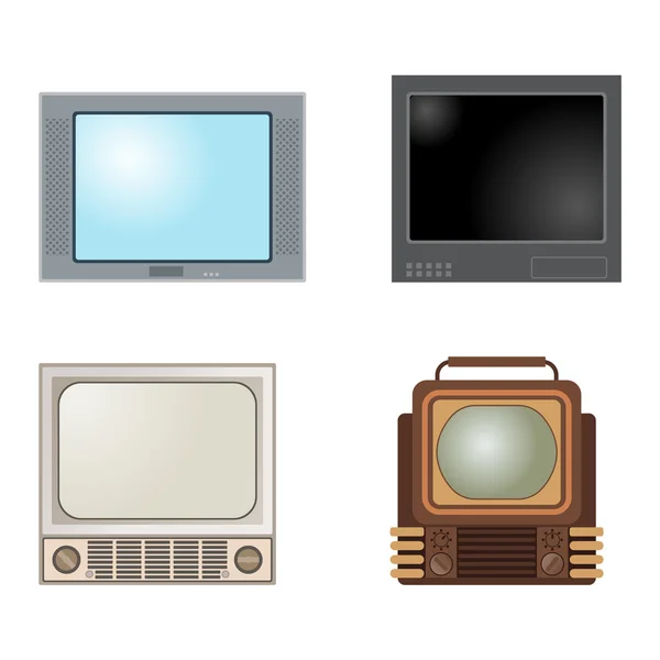 Illustration vectorielle écran TV — Image vectorielle
