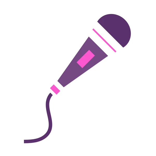 Microphone vector icons isolated — Stock Vector