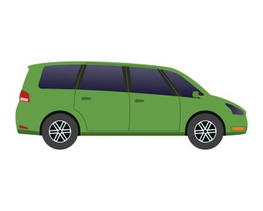 Beyaz izole araba taşıma.