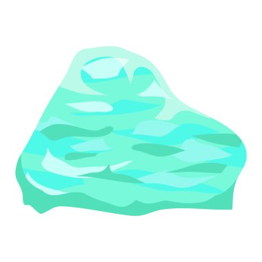 Mineral taş vektör simgesi