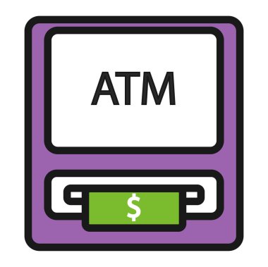 ATM simgeler kümesi vektör.