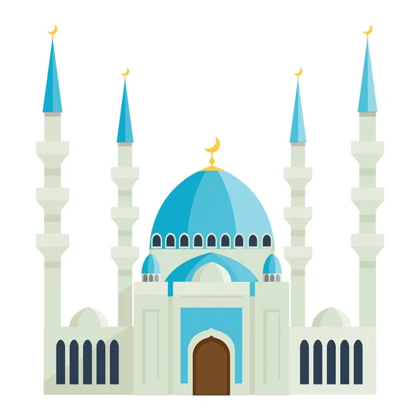 Taj Mahal templo vector ilustración — Vector de stock