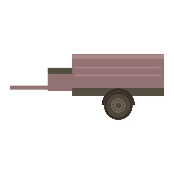 Fordon trailer vektorillustration. — Stock vektor