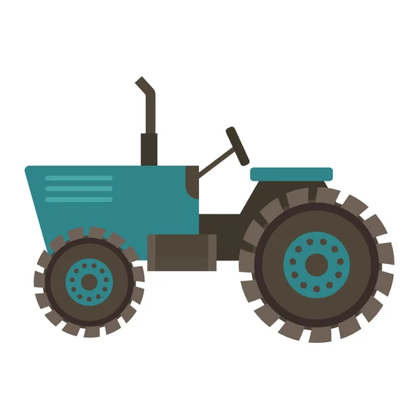 Veículo tractor farm vector —  Vetores de Stock