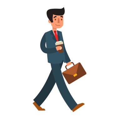 İş adamı siluet vektör