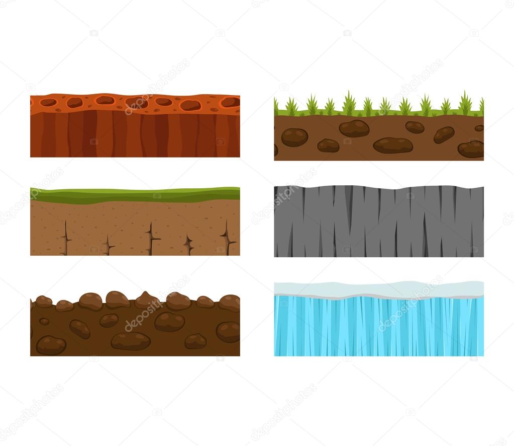 Ground Slices Vector Stock Vector Image By C Luplupme Gmail Com