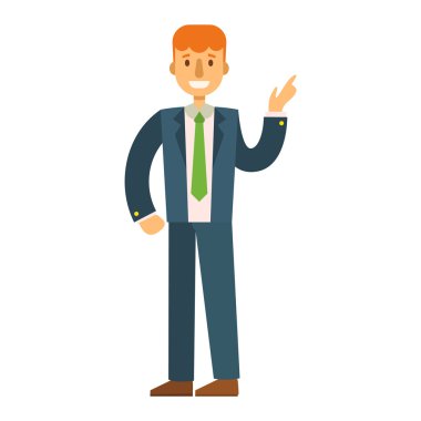 İş adamı siluet vektör