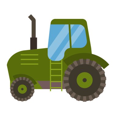 Araç çekici çiftlik vektör