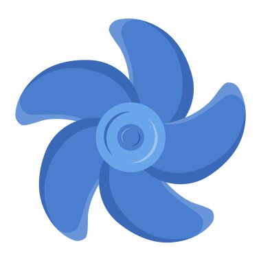 Pervane fan vektör çizim.