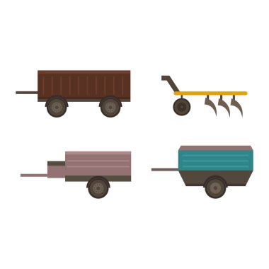 Çiftlik pulluk vektör illüstrasyon.