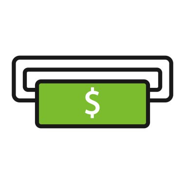 Atm simge vektör izole