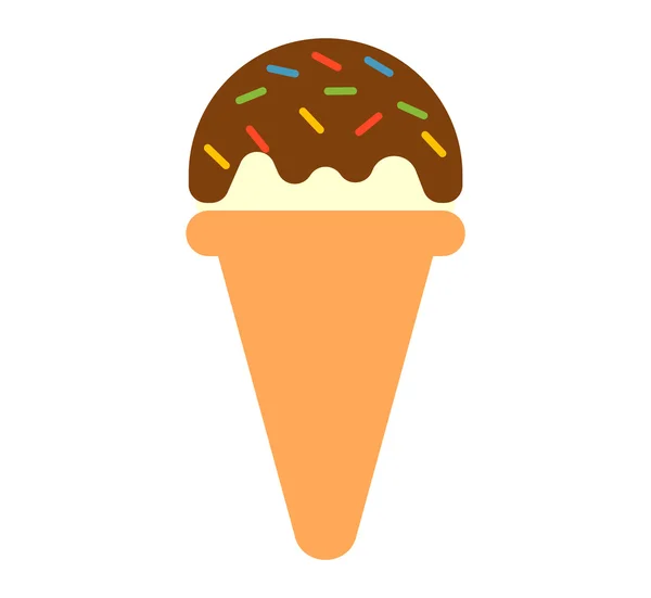 Ice cream icon vector — Stock Vector