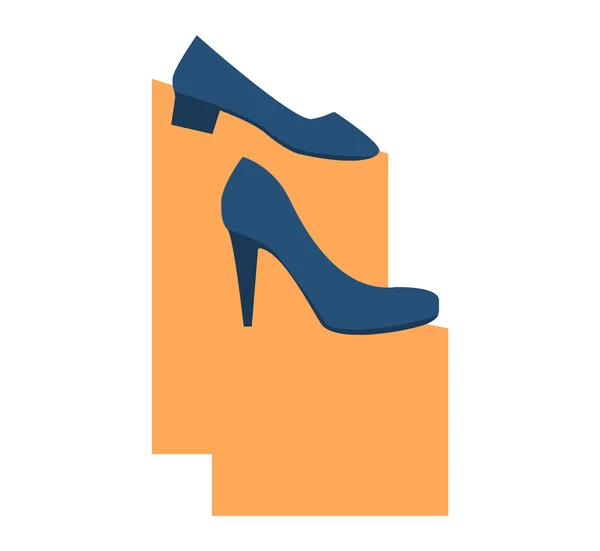 Womens beautiful shoes — Stockový vektor