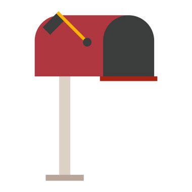 Posta posta kutusu vektör çizim