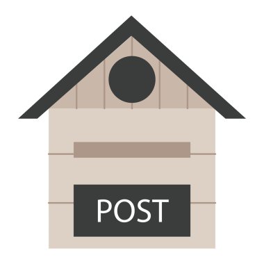 Posta posta kutusu vektör çizim