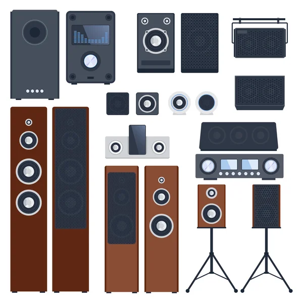 Music systems vector set. — Stock Vector
