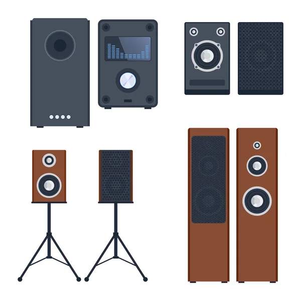 Sistemas de música vector conjunto . — Vector de stock