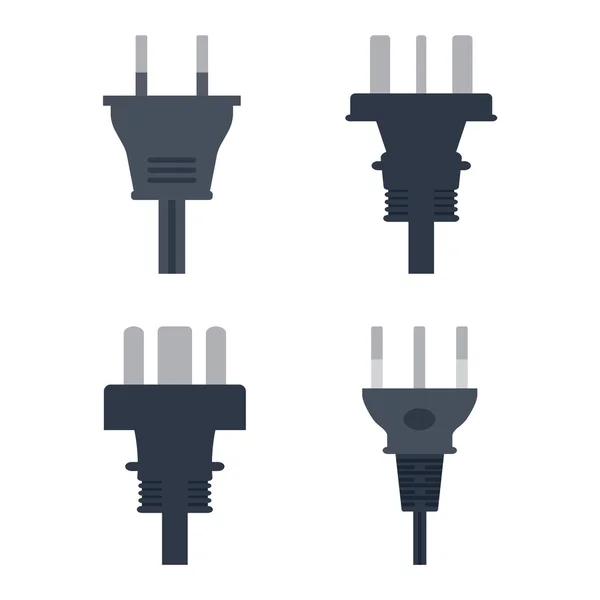 Ilustración de vector de enchufe de toma eléctrica . — Archivo Imágenes Vectoriales