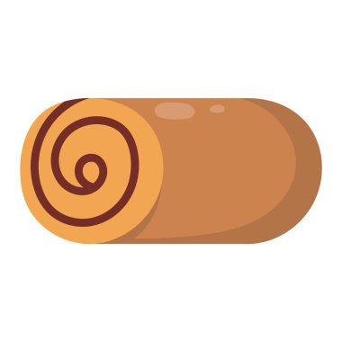 Pasta izole vektör simgesi