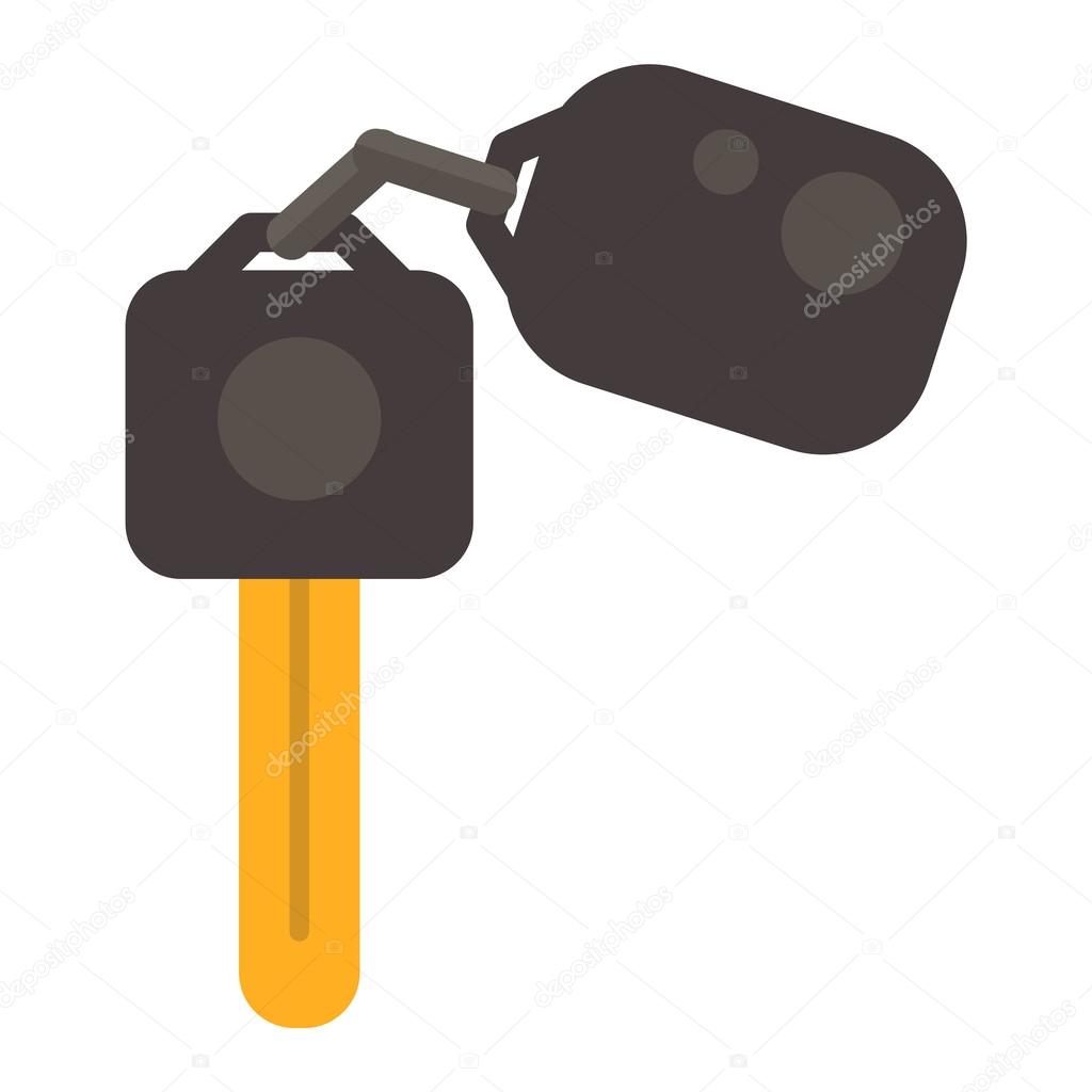 Car keys vector illustration.