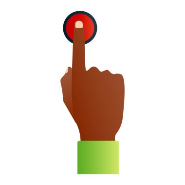 Eller tuşlar vektör