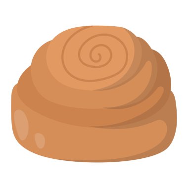 Pasta izole vektör simgesi