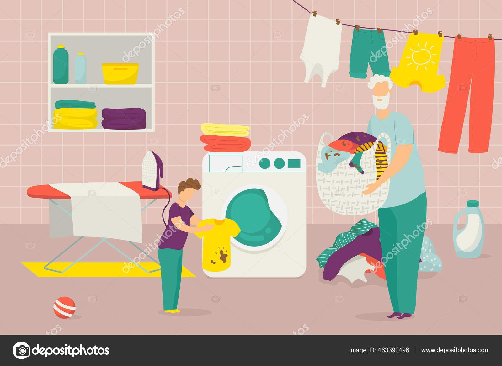 家族で家事をしたり 父の息子が一緒に服を洗濯したり ベクトルイラスト 男の子のキャラクターは家事をする 家を掃除する ストックベクター C Luplupme Gmail Com 家族で家事をしたり 父の息子が一緒に服を洗濯したり ベクトルイラスト 男の子のキャラクターは家事をする 家を掃除する ストックベクター C Luplupme Gmail Com