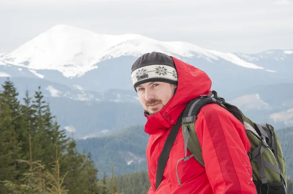 Hiker on the mountain top