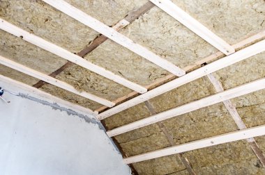 Bir çatı ısı yalıtım Taşyünü