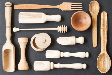 Ahşap mutfak aletleri 