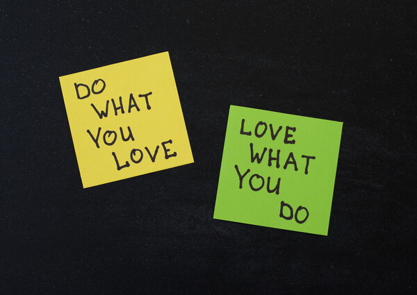 I love my job concept