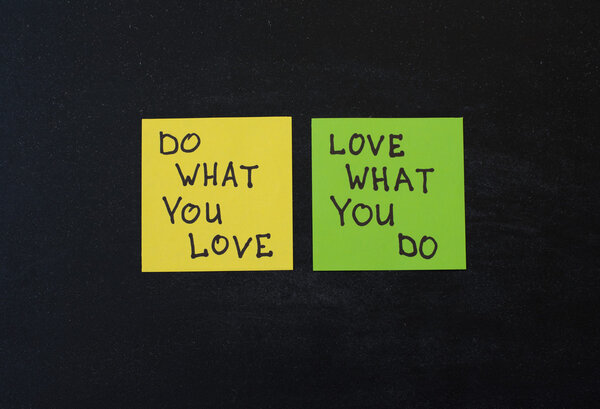 I love my job concept