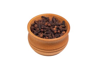 Karanfiller beyaz bir arkaplanda izole edilir