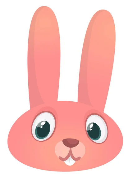 Cute Funny Rabbit Cartoon Vector Illustration — Stock Vector