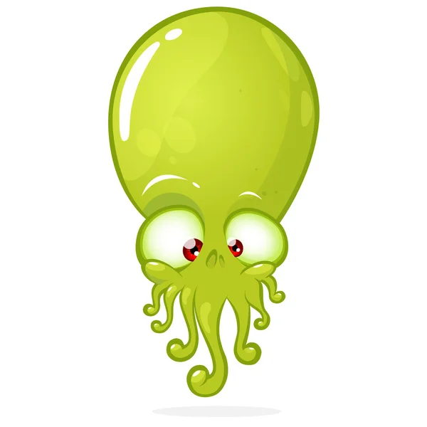 Cute cartoon monster. Vector octopus karakter — Stockvector