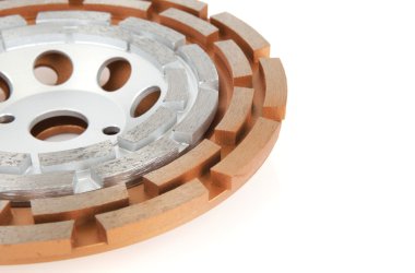 Kesme disk elmas - elmas disk beyaz zemin üzerine beton için