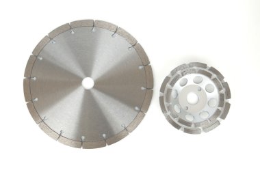 Kesme disk elmas - elmas disk beyaz zemin üzerine beton için
