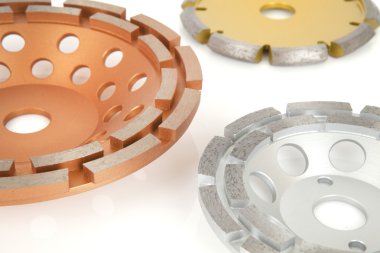 Kesme disk elmas - elmas disk beyaz zemin üzerine beton için