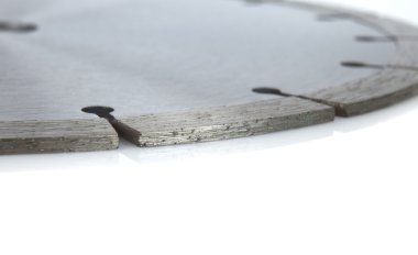 Kesme disk elmas - elmas disk beyaz zemin üzerine beton için