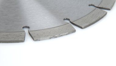 Kesme disk elmas - elmas disk beyaz zemin üzerine beton için
