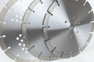 Kesme disk elmas - elmas disk beyaz zemin üzerine beton için