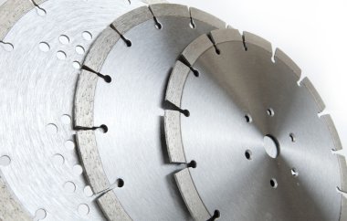Kesme disk elmas - elmas disk beyaz zemin üzerine beton için