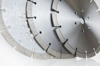 Kesme disk elmas - elmas disk beyaz zemin üzerine beton için