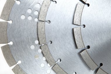 Kesme disk elmas - elmas disk beyaz zemin üzerine beton için