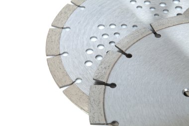 Kesme disk elmas - elmas disk beyaz zemin üzerine beton için