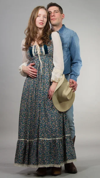 Western Theme Phototo Shoot — Stock Photo, Image