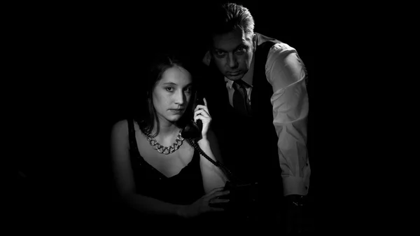 Film Noir Theme Shoot — Stock Photo, Image